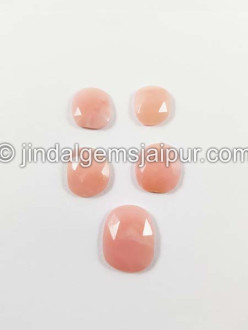 Pink Opal Rose Cut Slices